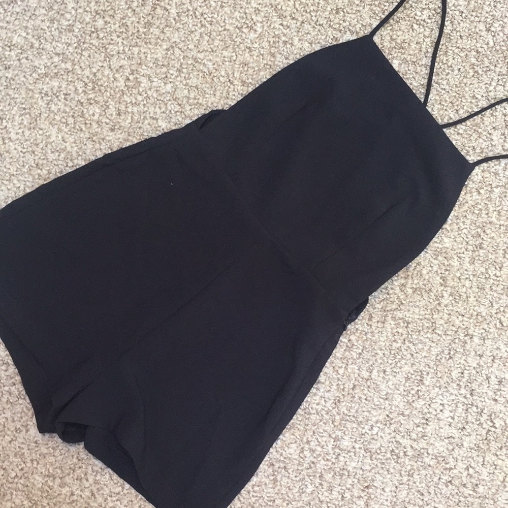 AQ/AQ Dressy Black Romper
